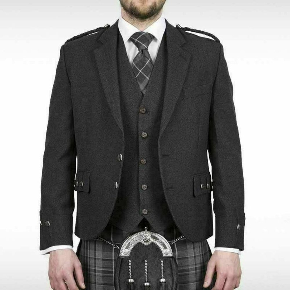Scottish Jacket argyle kilt jacket for men Custom